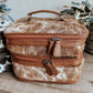 Cowhide Makeup Bag
