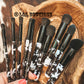 Cow Print Makeup Brush Set PREORDER