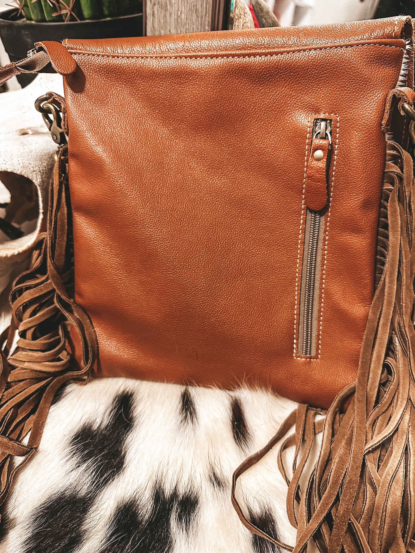 Banette Cowhide Leather Crossbody