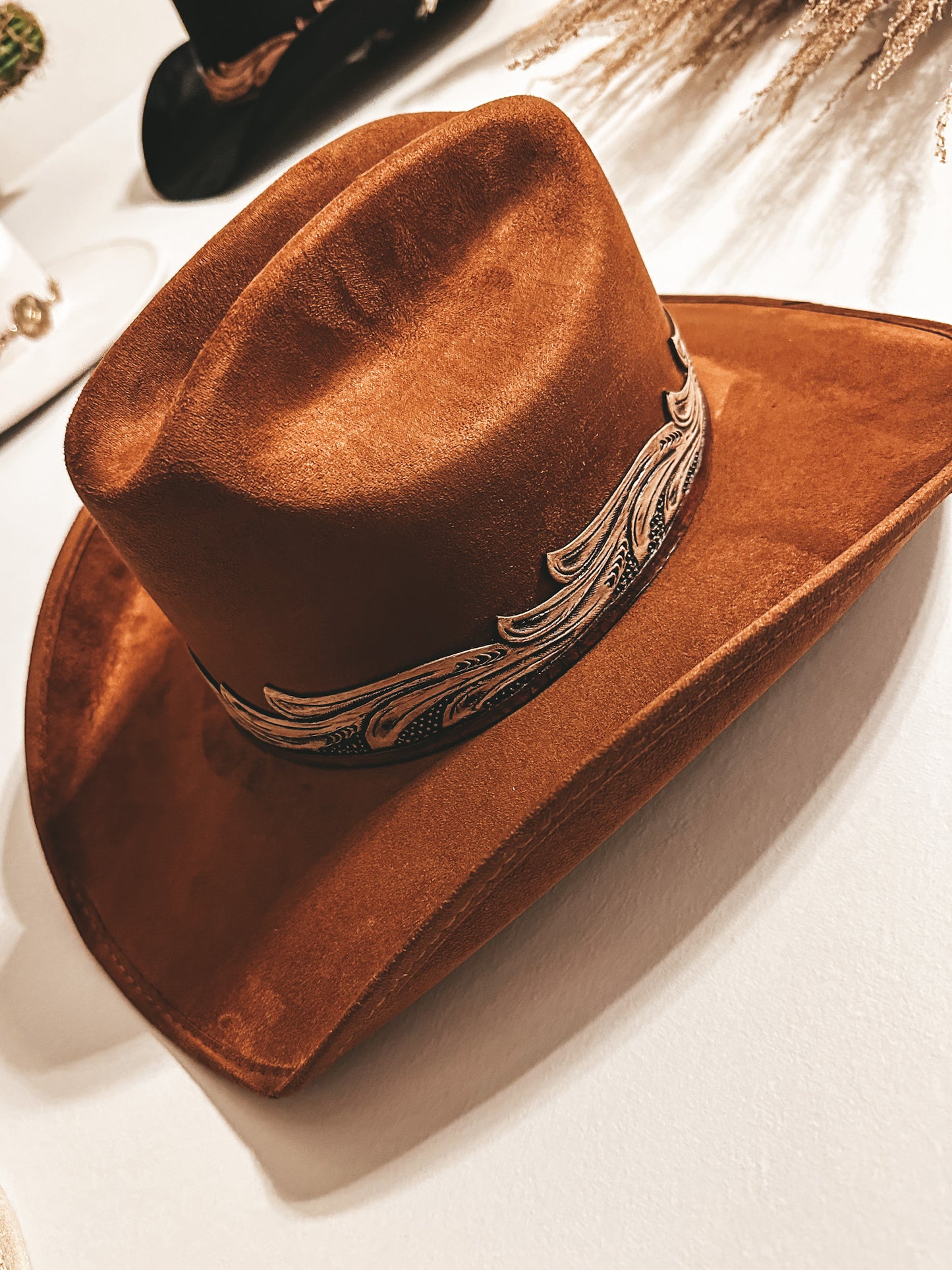 Tobacco Brown Felt Cowboy Hat