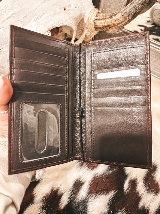 Tibaldi Leather Wallet, Black, Leather, Cotton, 6 Cards, LTM-OWALL - Iguana  Sell