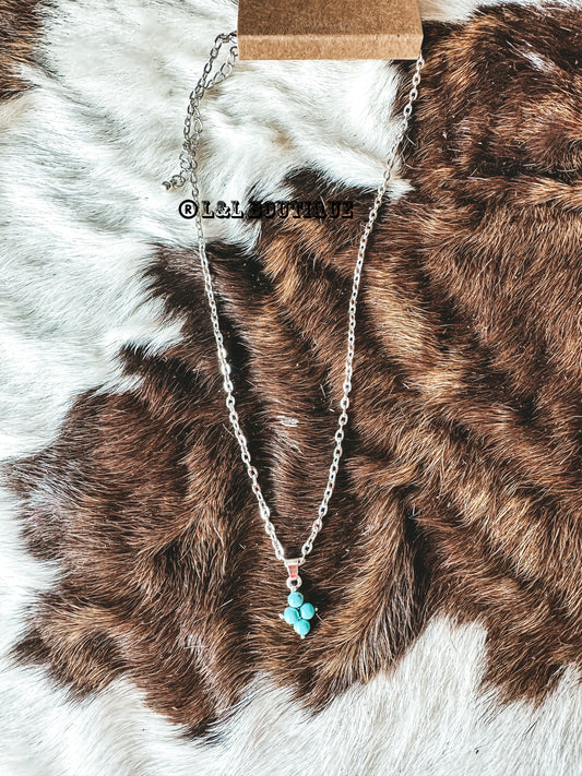 Diamond Turquoise Necklace