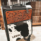 Luckenbach Cowhide Leather Suitcase Luggage