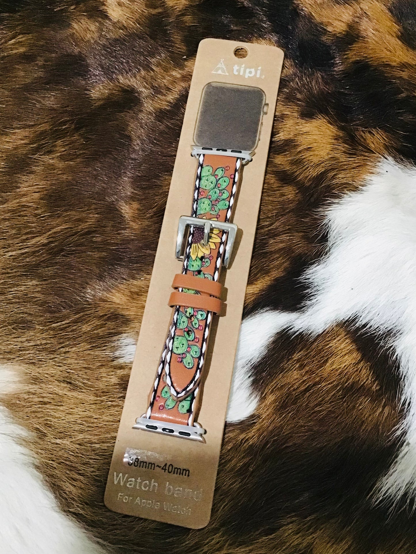 Cactus Leather Watch Band