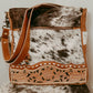 Genetic Leather Cowhide Purse