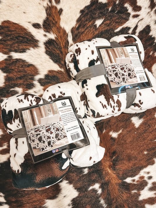 Cow Print Mia Blanket