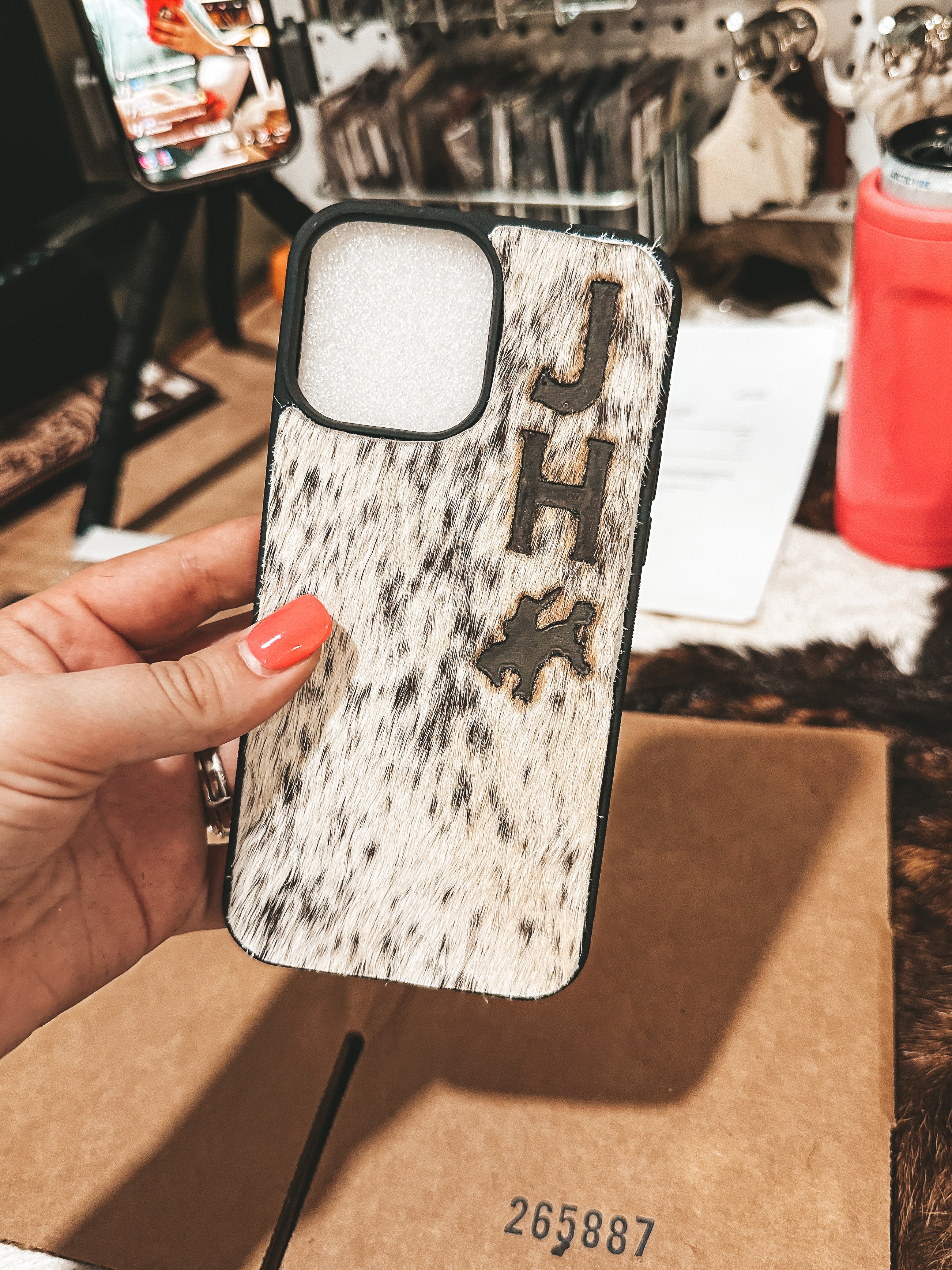 Handmade Cowhide Phone Case PREORDER L L Boutique