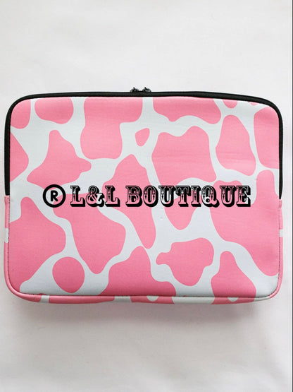 Pink Cow Laptop Sleeve