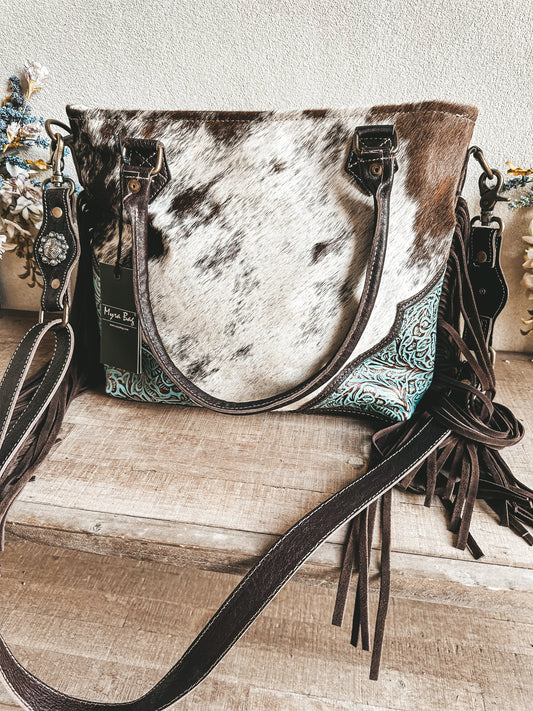 Sierra Cowhide Crossbody Purse