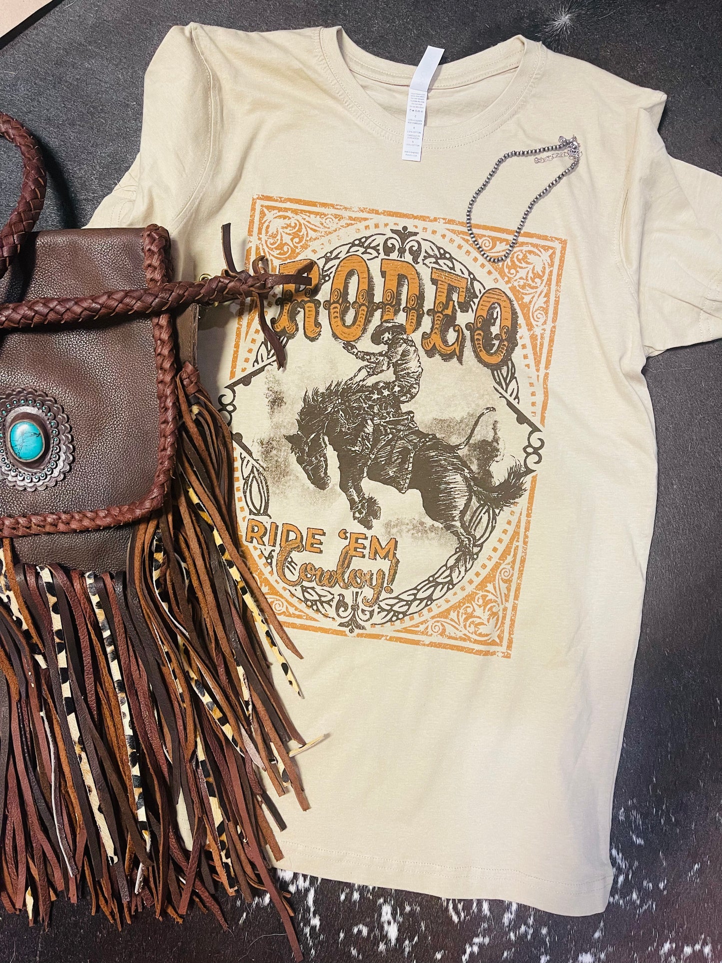 Rodeo Ride Em Cowboy Tshirt