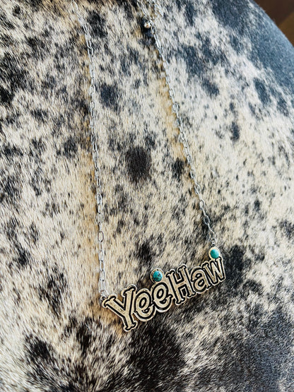 Yeehaw Turquoise Statement Necklace